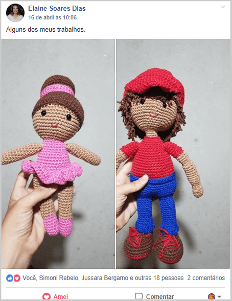 Girl and Boy of amigurumi